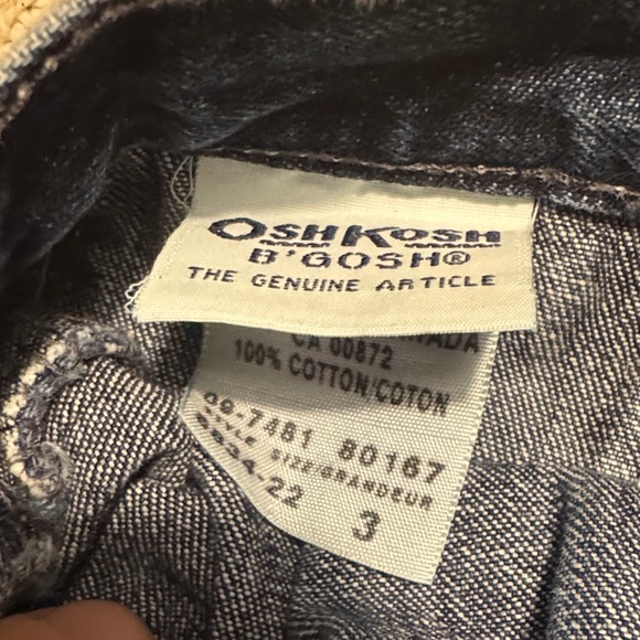 OshKosh B'gosh Dark Blue Kids Jeans - Picture 2 of 3